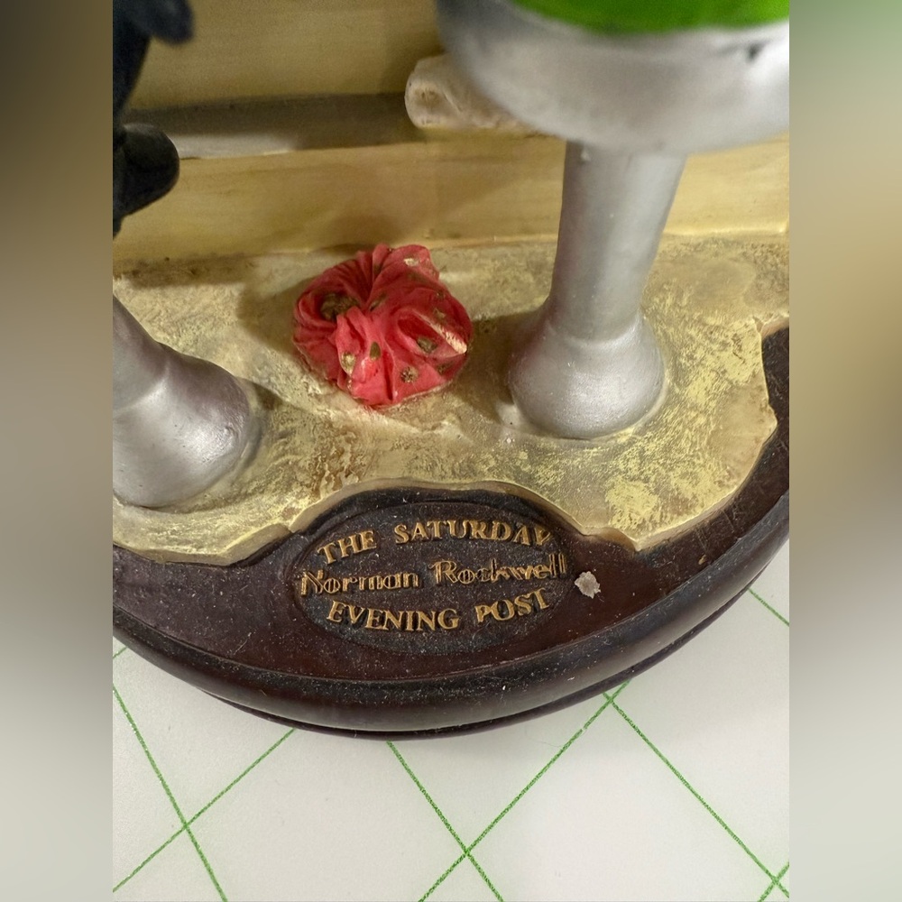 New in Box 70s Norman Rockwell "The Runaway" Vintage Table Lamp Collectible l - Picture 4 of 16